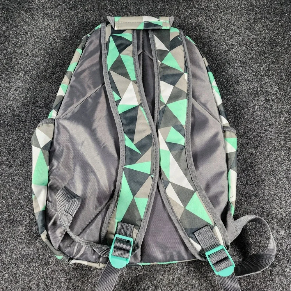 Eastsport Backpack Unisex Large Mint Grey Geometric Laptop Sleeve 119540PW-CL9